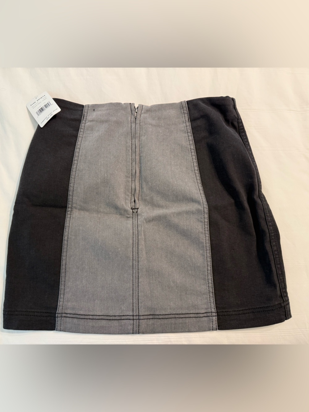 Free People color block mini skirt
